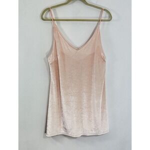 KALANI Hilliker for alyce DRESS Blush Pink velvet Sz XL